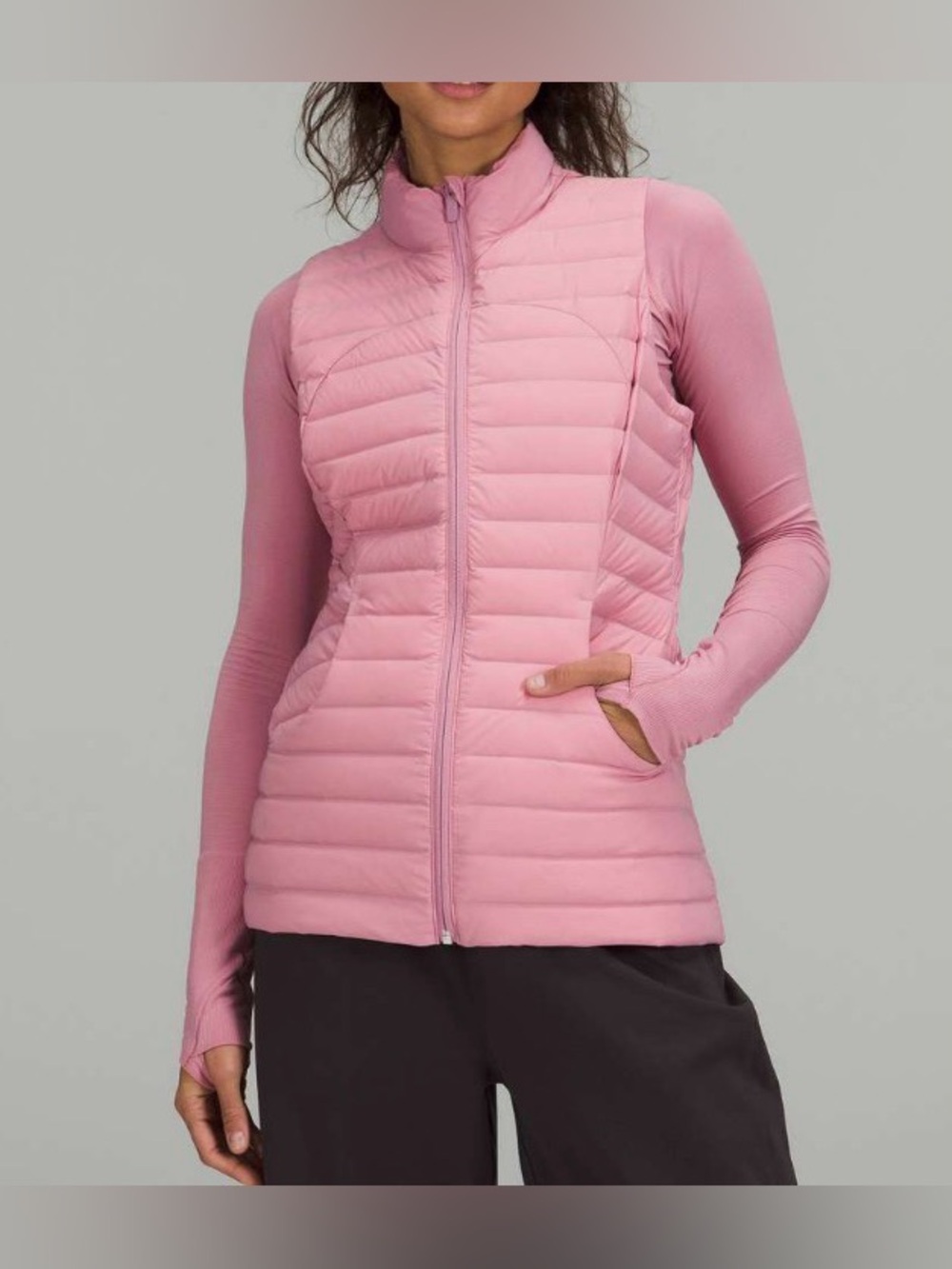 NWOT New Lululemon Pack It Down Vest Pink Taupe